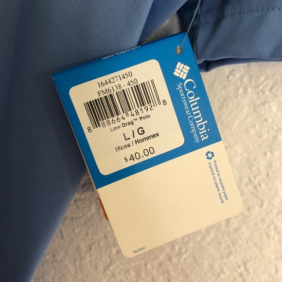 Columbia Blue Polo - Picture 3 of 4
